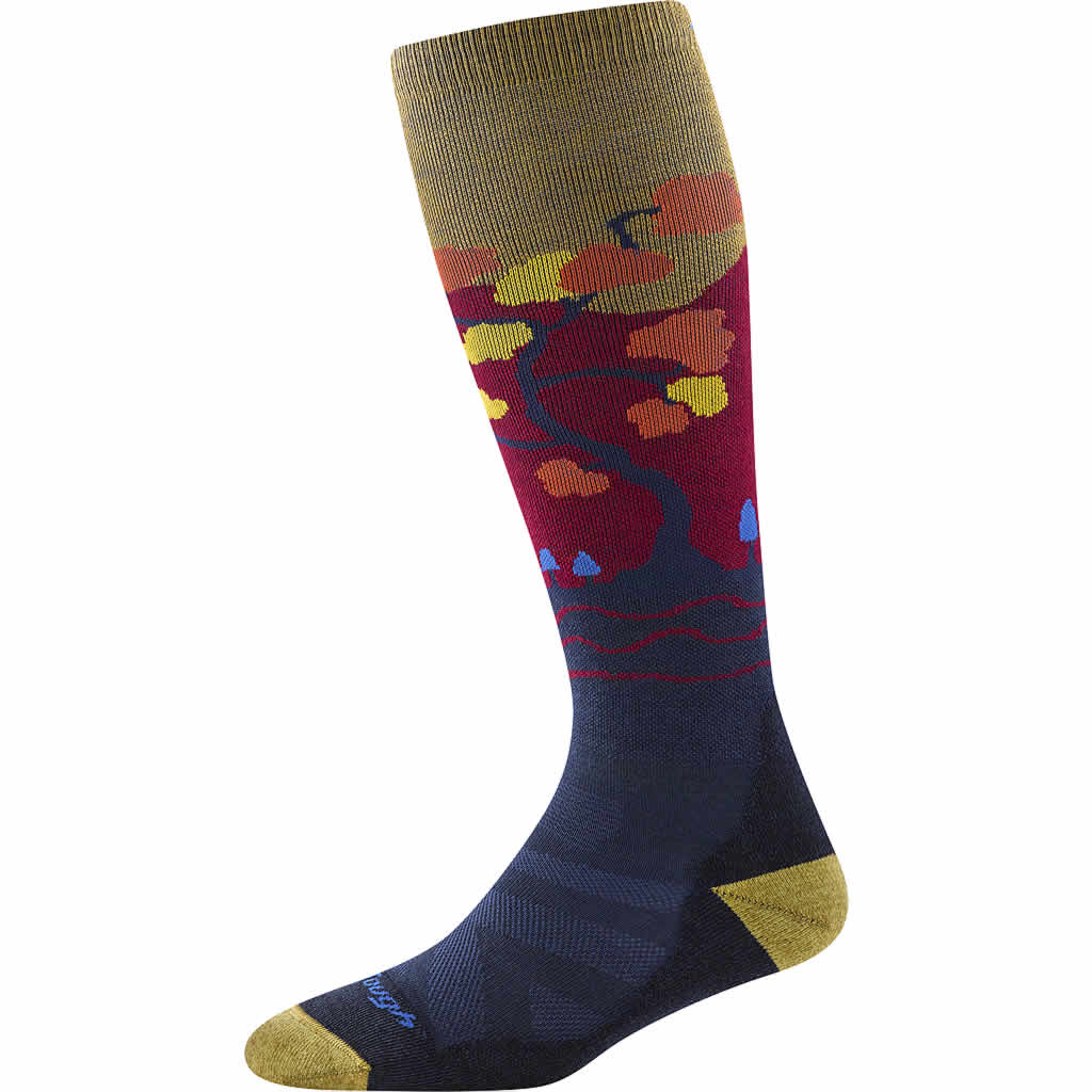 Women's Enchanted Over-the-Calf Midweight Ski and Snowboard Socks