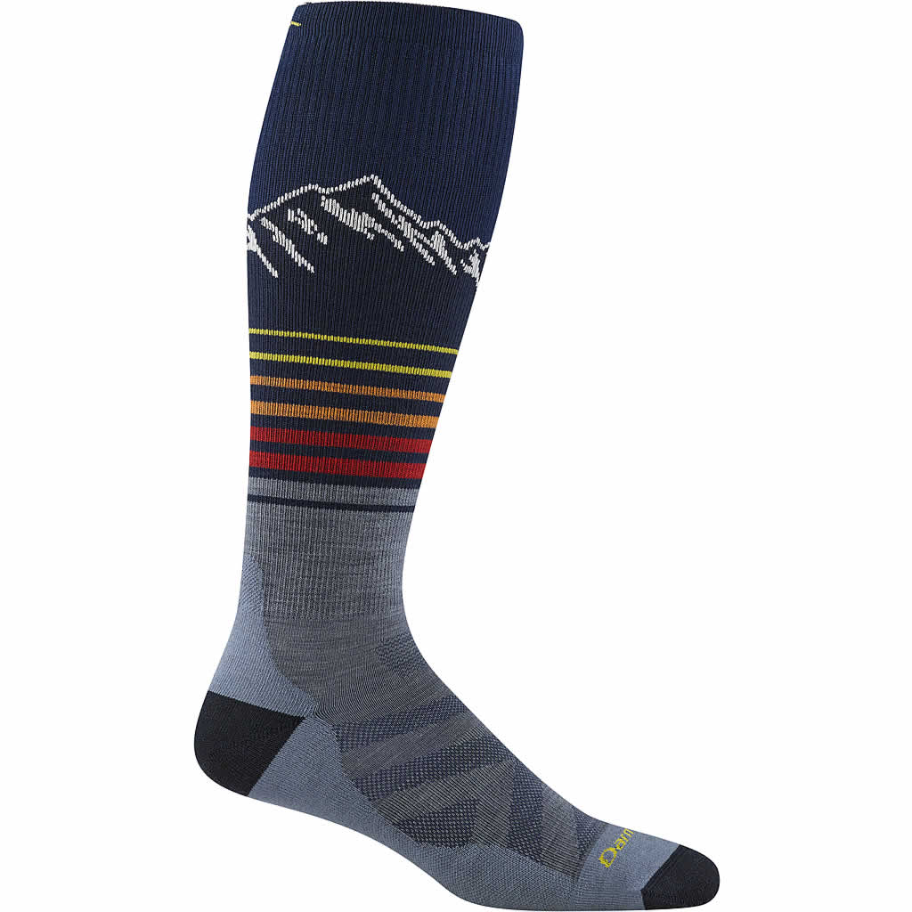 Men's Steep Lines Over-the-Calf Lightweight Ski and Snowboard Socks