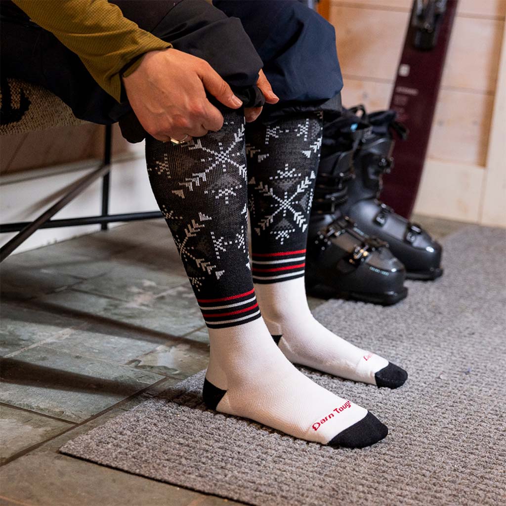 Women's Snowfall Over-the-Calf Midweight Ski and Snowboard Socks