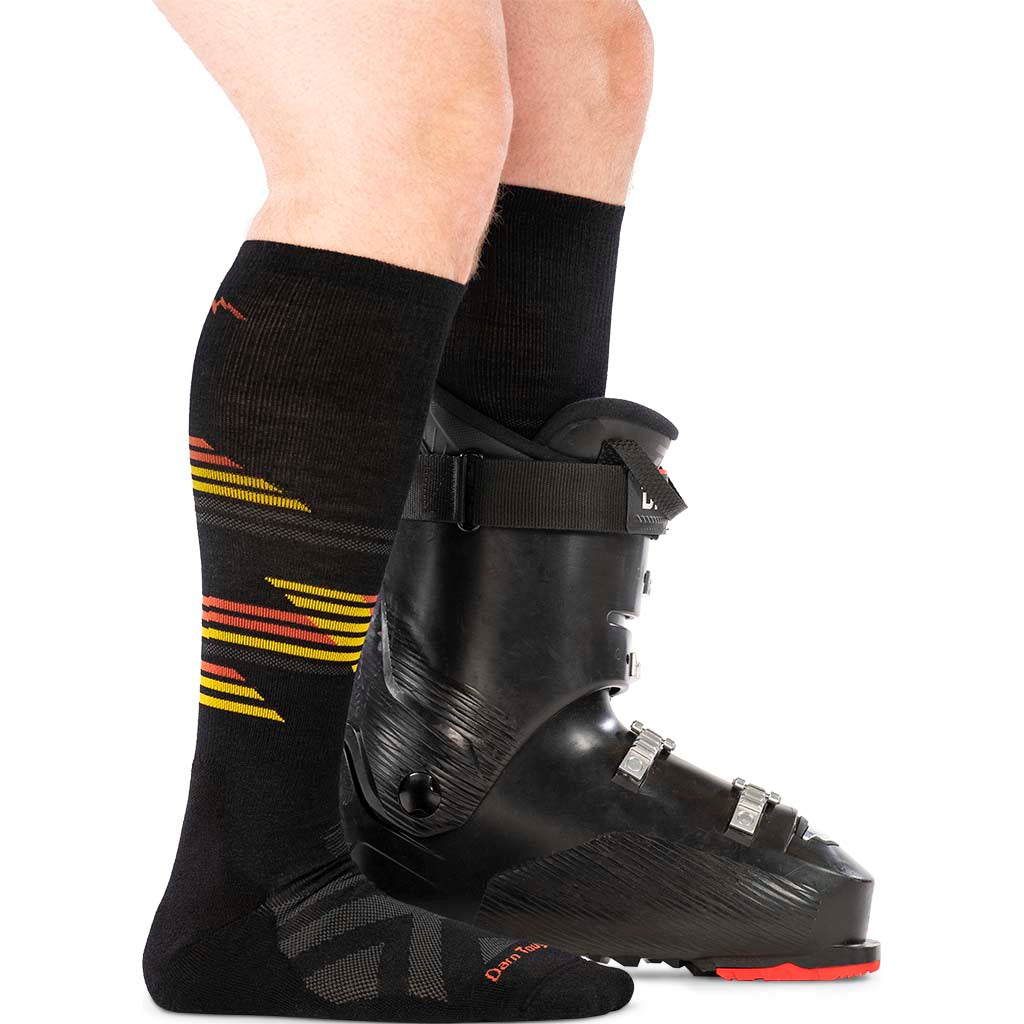 Men's Carve Over-the-Calf Midweight Ski and Snowboard Socks