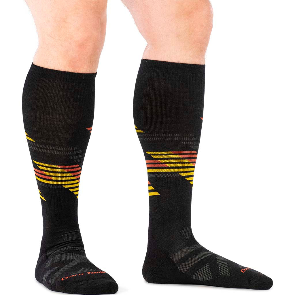 Men's Carve Over-the-Calf Midweight Ski and Snowboard Socks