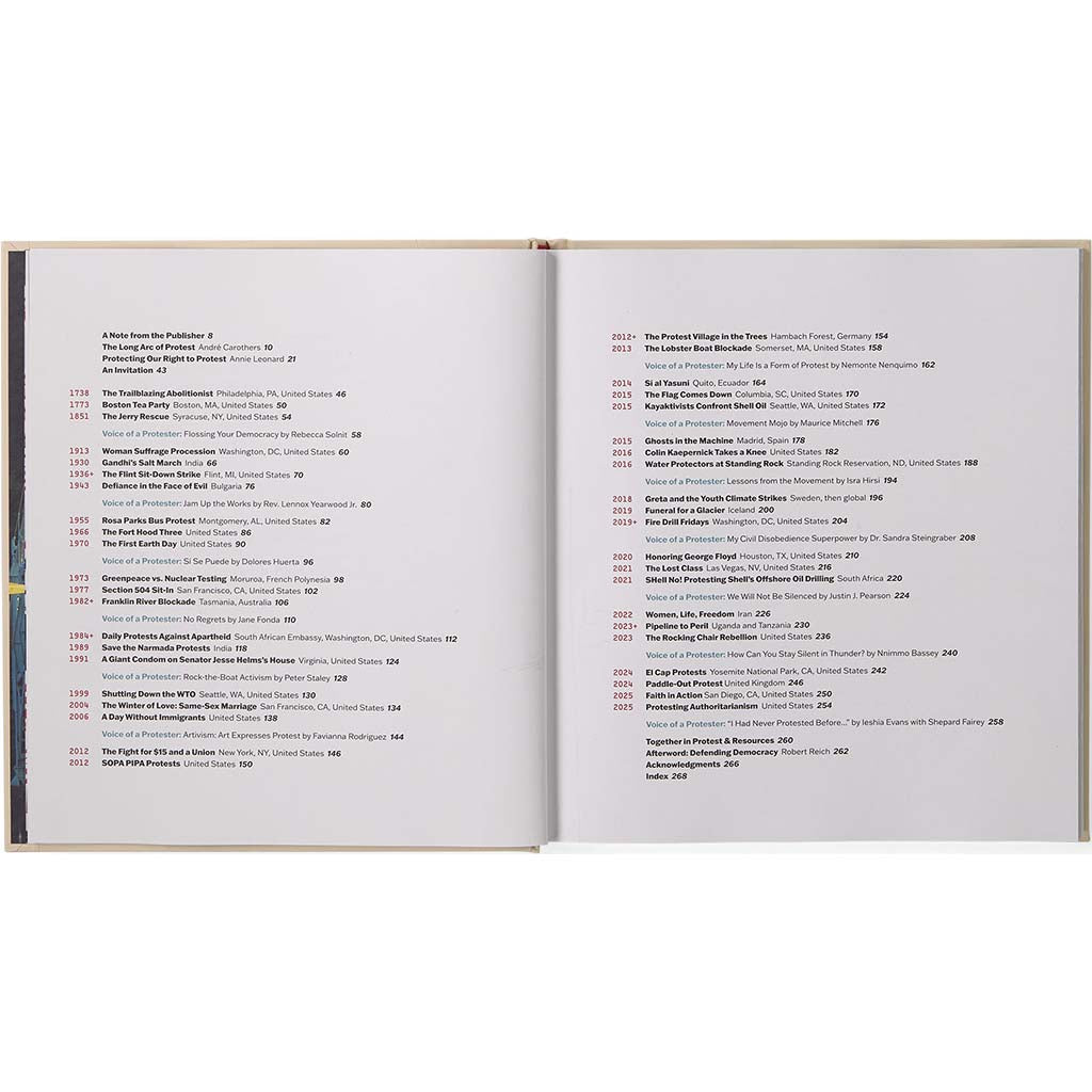 Protest: Respect It. Defend It. Use It (hardcover book, published by Patagonia)